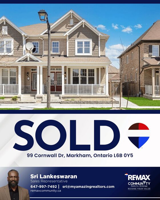 99 Cornwall Dr, Markham